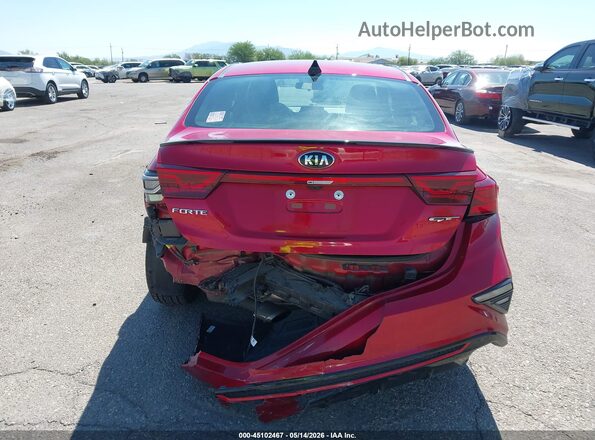 3KPF44AC9ME415099 2021 KIA FORTE Red 