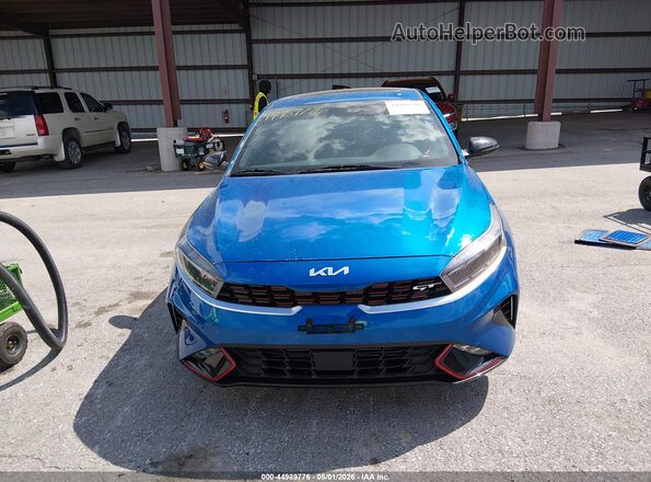 3KPF44AC9NE467849 2022 KIA FORTE Синий Вид щитка приборов