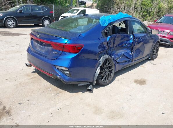 3KPF44ACXME417220 2021 KIA FORTE Blue Հետևի աջ