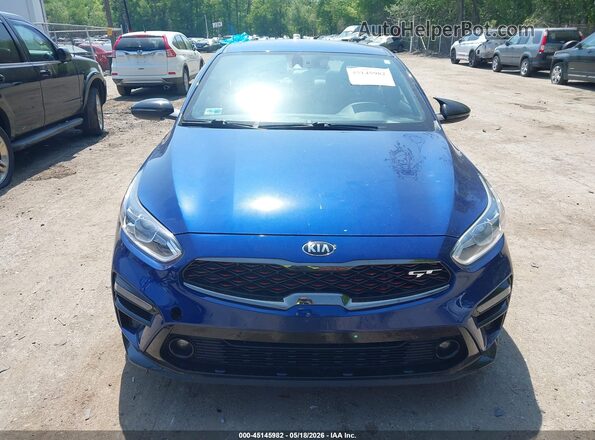 3KPF44ACXME417220 2021 KIA FORTE Blue Սարքավորումների վահանակի տեսք
