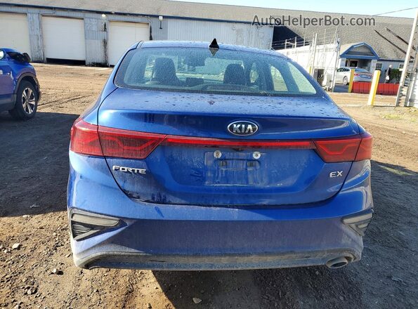 3KPF54AD3ME410387 2021 KIA FORTE Blue Հետևի տեսք