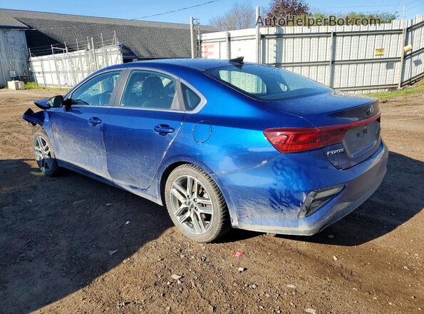3KPF54AD3ME410387 2021 KIA FORTE Blue Հետևի ձախ