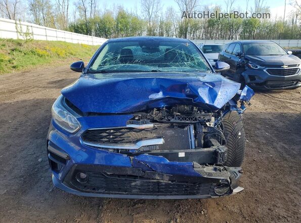 3KPF54AD3ME410387 2021 KIA FORTE Blue Դիմացի տեսք