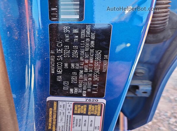 3KPF54AD3PE586845 2023 KIA FORTE Blue 