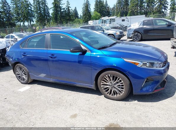 3KPF54AD3RE781797 2024 KIA FORTE Blue Սալոնի 360 աստիճան տեսք