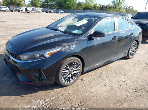 3KPF54AD4NE479963 2022 KIA FORTE Black Vista tres cuartos delantera izquierda