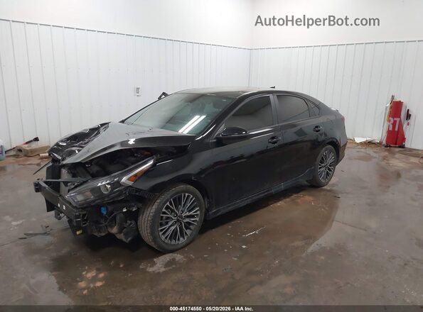 3KPF54AD4RE755984 2024 KIA FORTE Black წინა მარცხენა ხედი სამი მეოთხედიდან