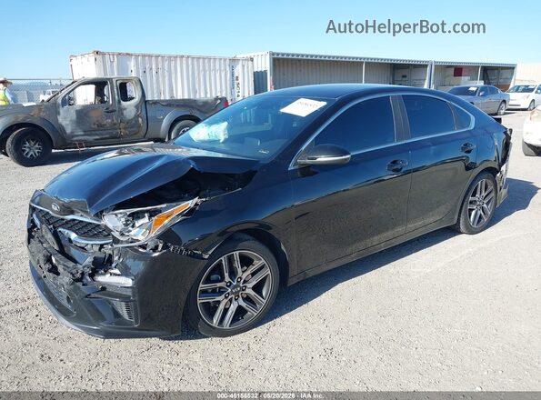 3KPF54AD5LE165798 2020 KIA FORTE Black წინა მარცხენა ხედი სამი მეოთხედიდან
