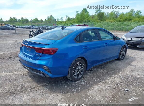 3KPF54AD5NE443294 2022 KIA FORTE Blue Rear right