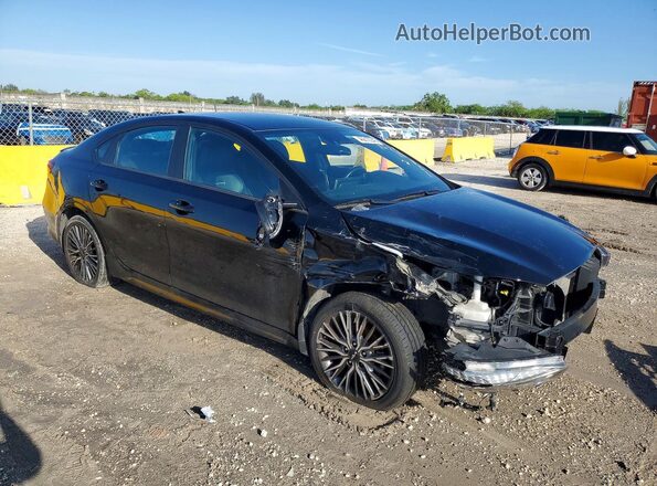 3KPF54AD5PE628934 2023 KIA FORTE Black Передня права чверть