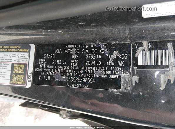 3KPF54AD9PE598594 2023 KIA FORTE Серый Вид подкапотного пространства
