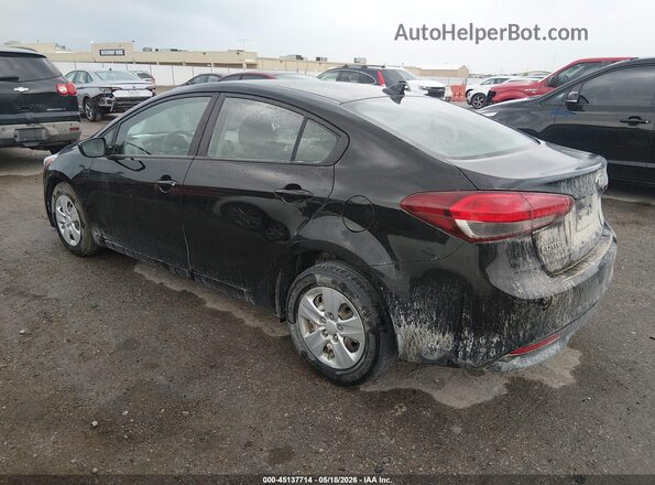 3KPFK4A70HE058913 2017 KIA FORTE Black Rear left
