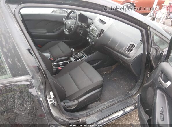 3KPFK4A70HE058913 2017 KIA FORTE Black Front interior view