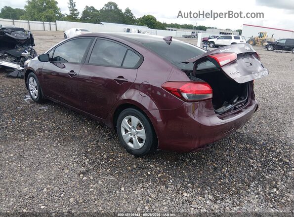 3KPFK4A71HE074859 2017 KIA FORTE Maroon Tył lewy