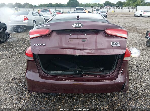 3KPFK4A71HE074859 2017 KIA FORTE Maroon 