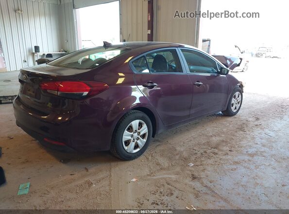 3KPFK4A72HE063028 2017 KIA FORTE Burgundy Հետևի աջ