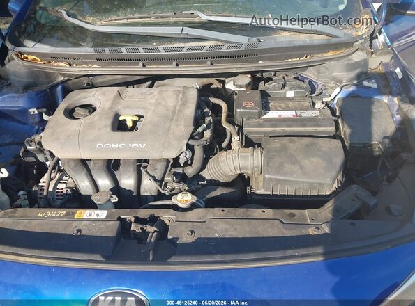3KPFK4A74JE175867 2018 KIA FORTE Blue 