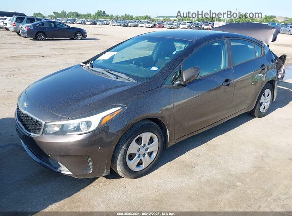 3KPFK4A74JE190501 2018 KIA FORTE Brown Передня ліва чверть