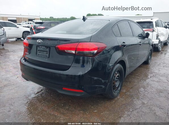 3KPFK4A75HE039774 2017 KIA FORTE Черный Задняя правая четверть