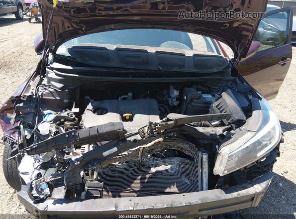 3KPFK4A76HE030145 2017 KIA FORTE Burgundy უკანა ხედი