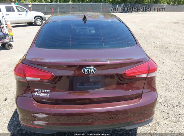 3KPFK4A76HE030145 2017 KIA FORTE Burgundy 