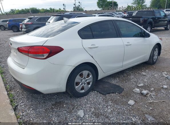3KPFK4A76HE032249 2017 KIA FORTE Белый Задняя правая четверть