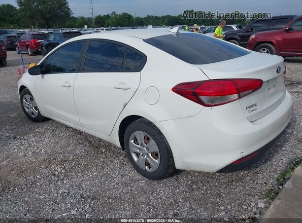 3KPFK4A76HE032249 2017 KIA FORTE Белый Задняя левая четверть