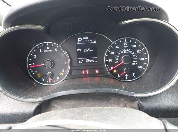 3KPFK4A77HE058813 2017 KIA FORTE Black Widok tylnych siedzeń