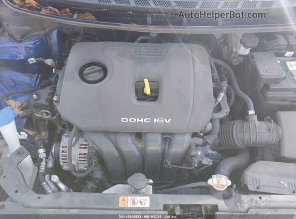 3KPFK4A77JE260010 2018 KIA FORTE Blue 