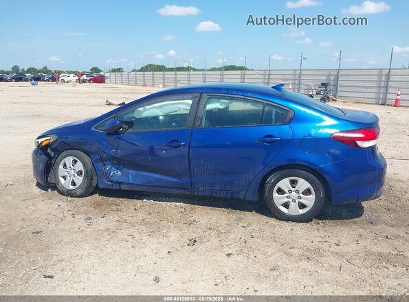 3KPFK4A77JE260010 2018 KIA FORTE Blue 