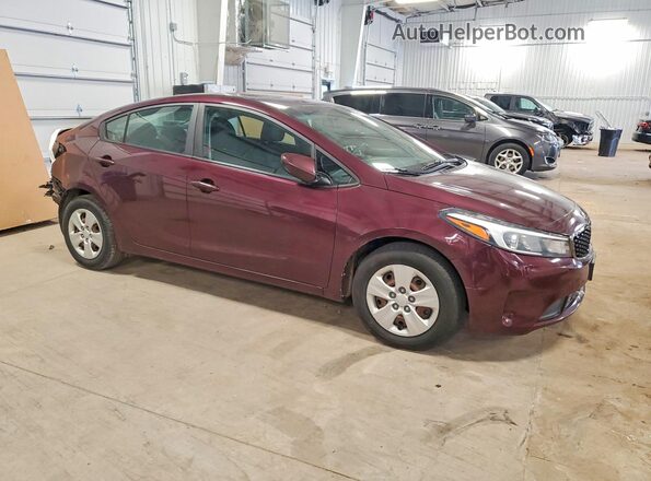 3KPFK4A78HE062739 2017 KIA FORTE Maroon 