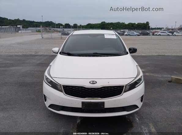 3KPFK4A7XHE097279 2017 KIA FORTE White Instrument cluster view