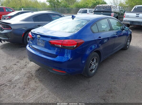 3KPFK4A7XJE189059 2018 KIA FORTE Blue 