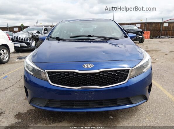 3KPFL4A71HE100891 2017 KIA FORTE Blue Սարքավորումների վահանակի տեսք