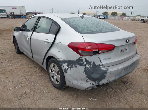3KPFL4A71JE218221 2018 KIA FORTE Silver Tył lewy