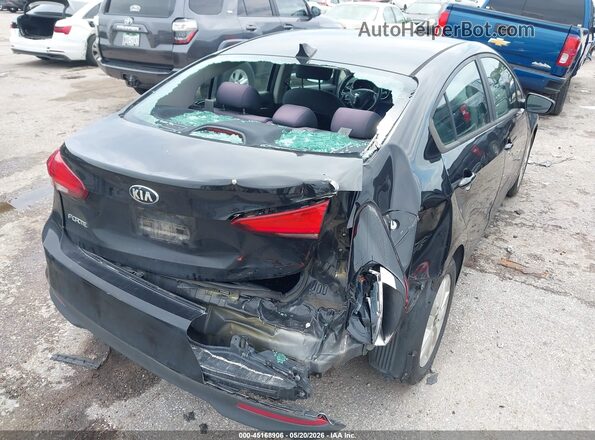 3KPFL4A74HE047572 2017 KIA FORTE Black Вид щитка приладів
