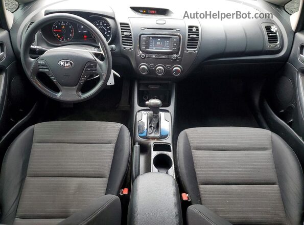 3KPFL4A75HE014323 2017 KIA FORTE Black Вид панелі приладів