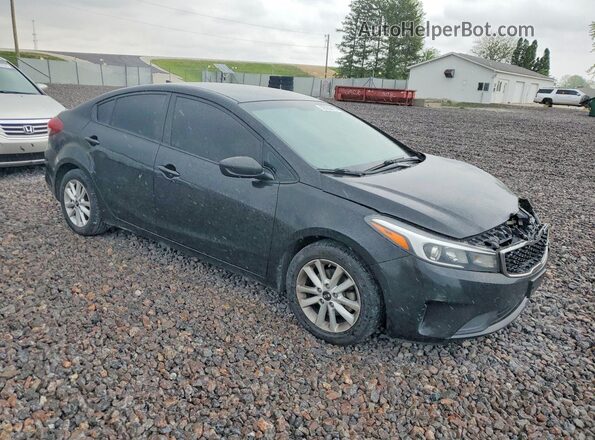 3KPFL4A75HE014323 2017 KIA FORTE Black Передня права чверть