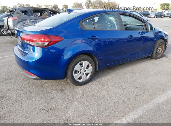 3KPFL4A76HE060372 2017 KIA FORTE Blue უკანა მარჯვენა