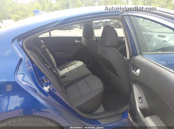 3KPFL4A76HE100398 2017 KIA FORTE Синий Вид наклейки с VIN-кодом