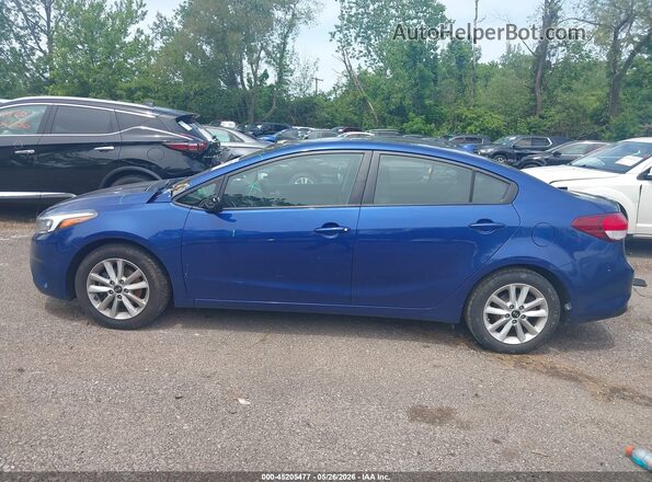 3KPFL4A76HE100398 2017 KIA FORTE Синий Панорамный вид салона 360°