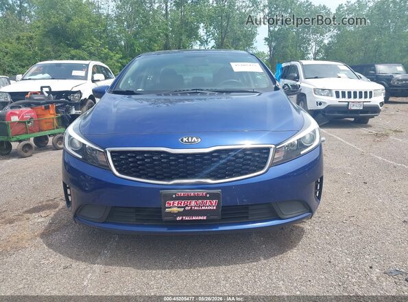 3KPFL4A76HE100398 2017 KIA FORTE Синий Вид щитка приборов