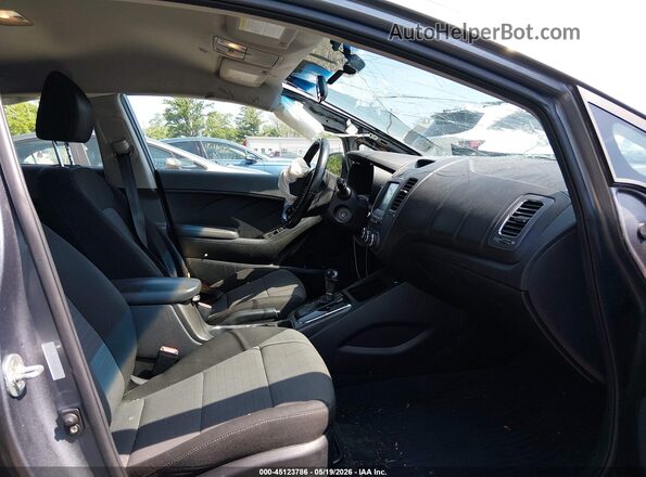 3KPFL4A78HE160098 2017 KIA FORTE Gray Vista interior delantera