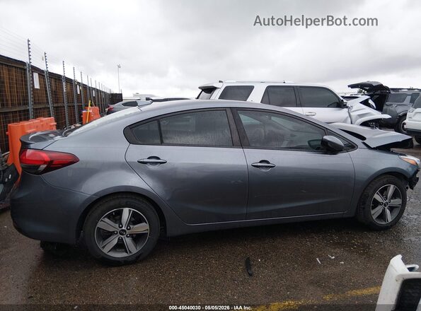 3KPFL4A78JE224825 2018 KIA FORTE Gray 