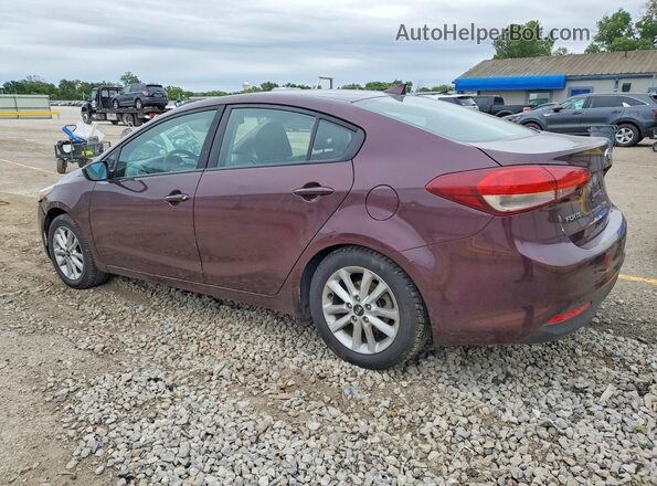 3KPFL4A79HE012316 2017 KIA FORTE Burgundy 