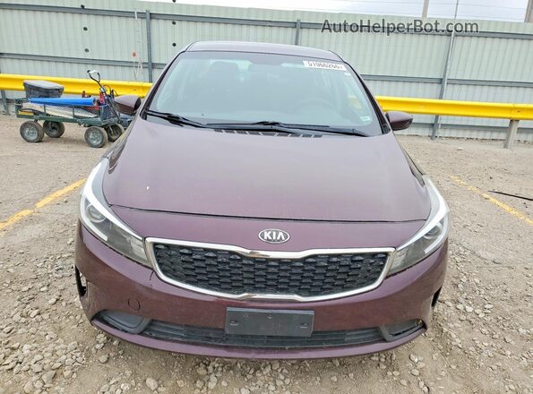 3KPFL4A79HE012316 2017 KIA FORTE Burgundy 
