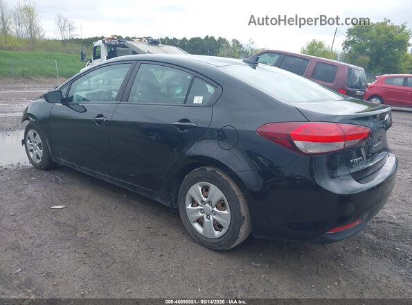 3KPFL4A79JE273404 2018 KIA FORTE Black Rear left