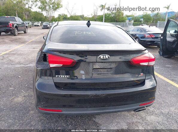3KPFL4A7XHE131539 2017 KIA FORTE Black Instrument cluster view