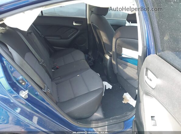 3KPFL4A7XJE250696 2018 KIA FORTE Blue VIN კოდის სტიკერის ხედი