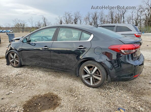 3KPFL4A84HE038377 2017 KIA FORTE Черный Задняя левая четверть